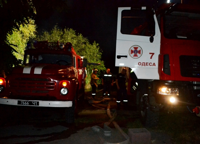На пожаре в Нерубайском найден труп мужчины