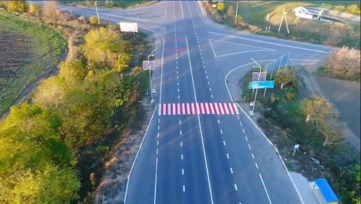 Пешеходные переходы на трассе Одесса – Рени оборудовали автономными системами освещения