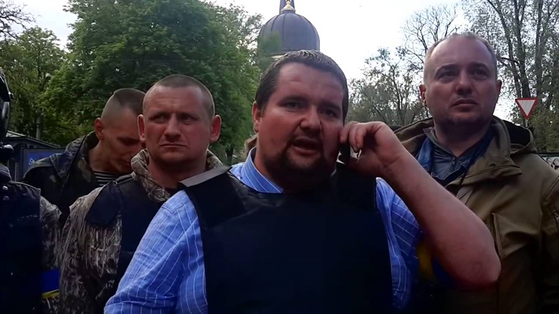 «Сотник Микола», участник одесской трагедии 2 мая, этапирован в Киев ВИДЕО