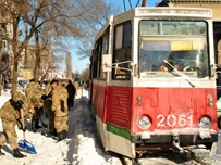 Военные продолжают расчистку Одессы от снега