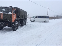 В Одесской области спасатели эвакуировали 18 автомобилей из заносов