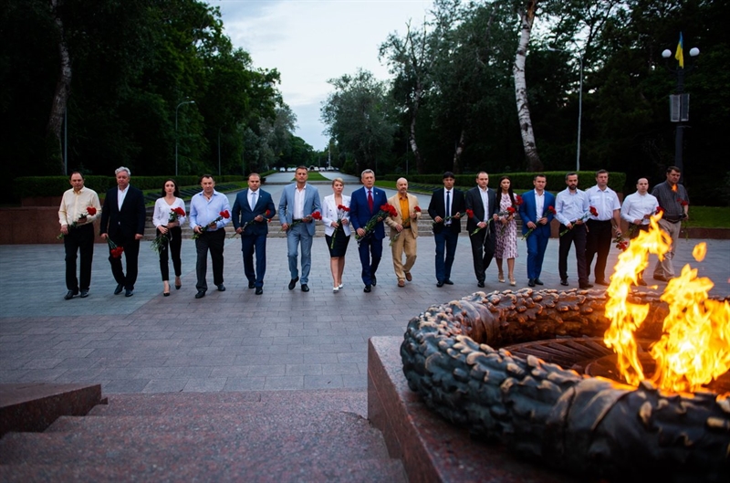 Украинская морская партия Сергея Кивалова почтила память погибших в годы войны 