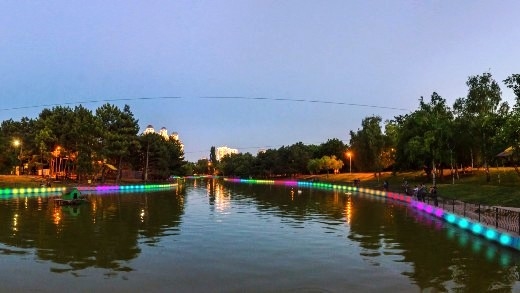 В парке Победы создают "Сказочный пруд"