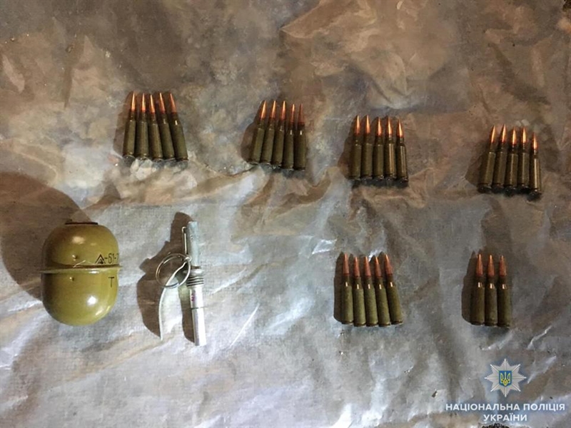 У жителя Овидиопольского района нашли и отобрали боеприпасы