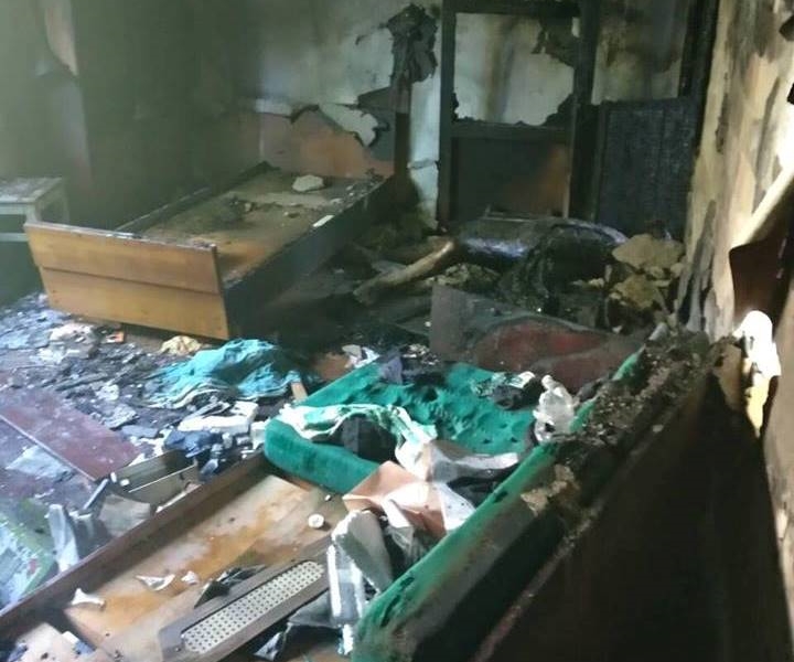 В Измале во время пожара в доме погиб пенсионер