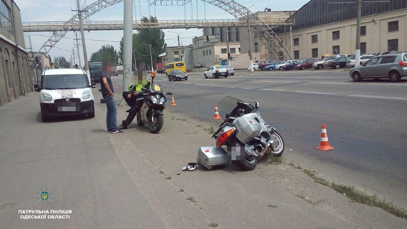 В Одессе за день пострадали два мотоциклиста
