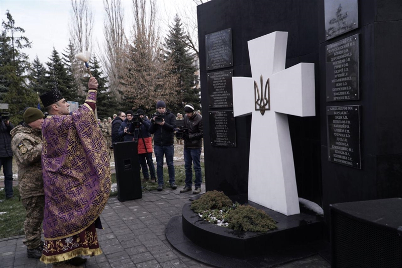 В Одесской области открыли памятник погибшим АТОшникам