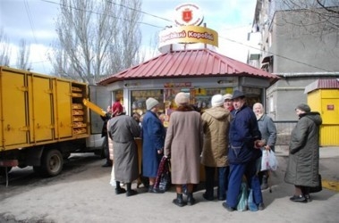 В Одессе перебои с продуктами, но хлеб уже завезли ФОТО