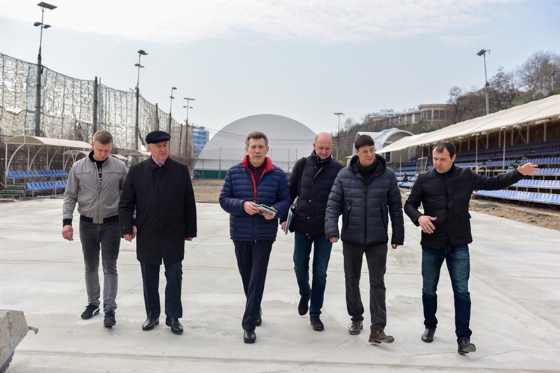 В Одессе проходит масштабная реконструкция спортивного комплекса на 8-й станции Большого Фонтана