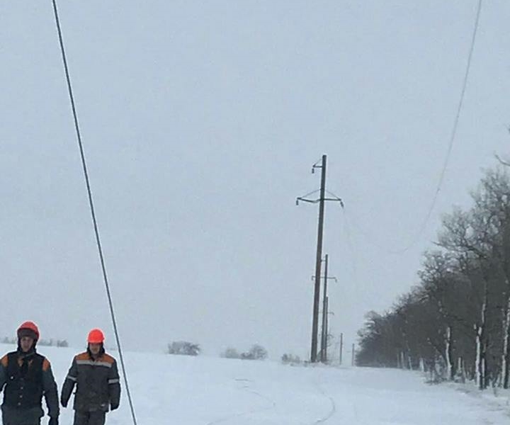 В Вилково частично восстановлено электроснабжение