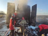 Ренийский район: спасатели ликвидировали возгорание грузового микроавтобуса