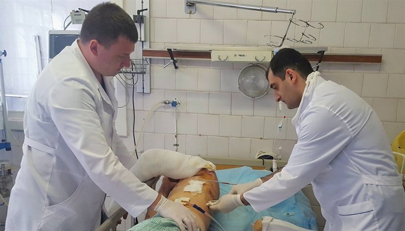 В Одесском военном госпитале находится боец АТО в тяжелом состоянии