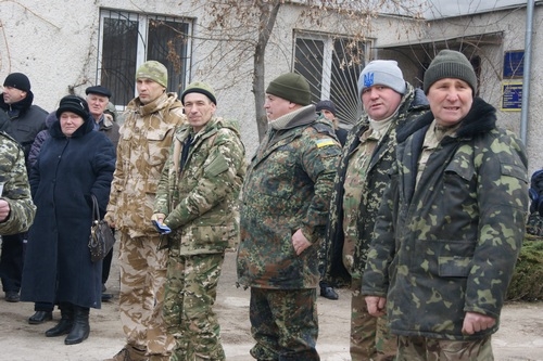 Овидиополь Одесской области отправил 11 мобилизованных жителей на военные учения ФОТО
