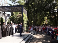 В Преображенском парке на Мемориальной стене увековечена память первых одесситов, строителей города