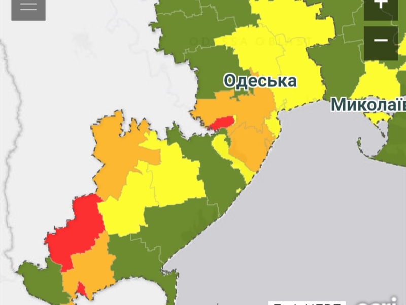 Болградский район карта